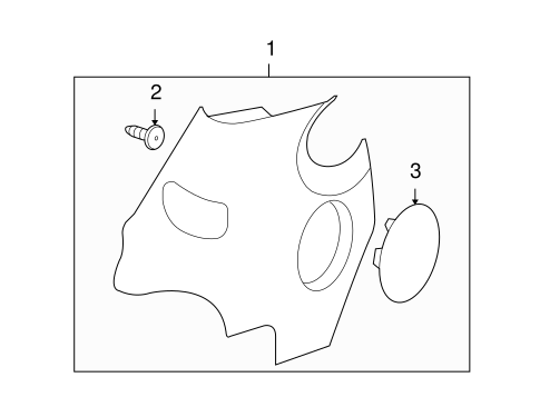 Interior Trim - Quarter Panels for 2005 Chevrolet Corvette #1
