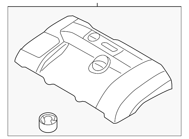 31338797 Деталь ENGINE COVER