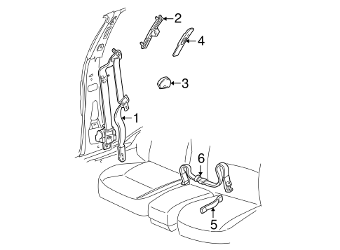 Sable FRONT SEAT BELTS