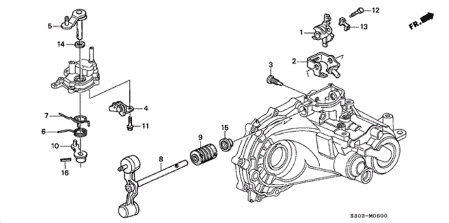 MT Shift Arm for 2001 Honda Prelude #0