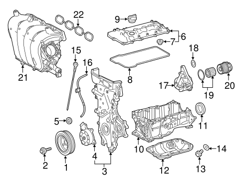 ENGINE/ENGINE PARTS for 2016 Scion iM #1