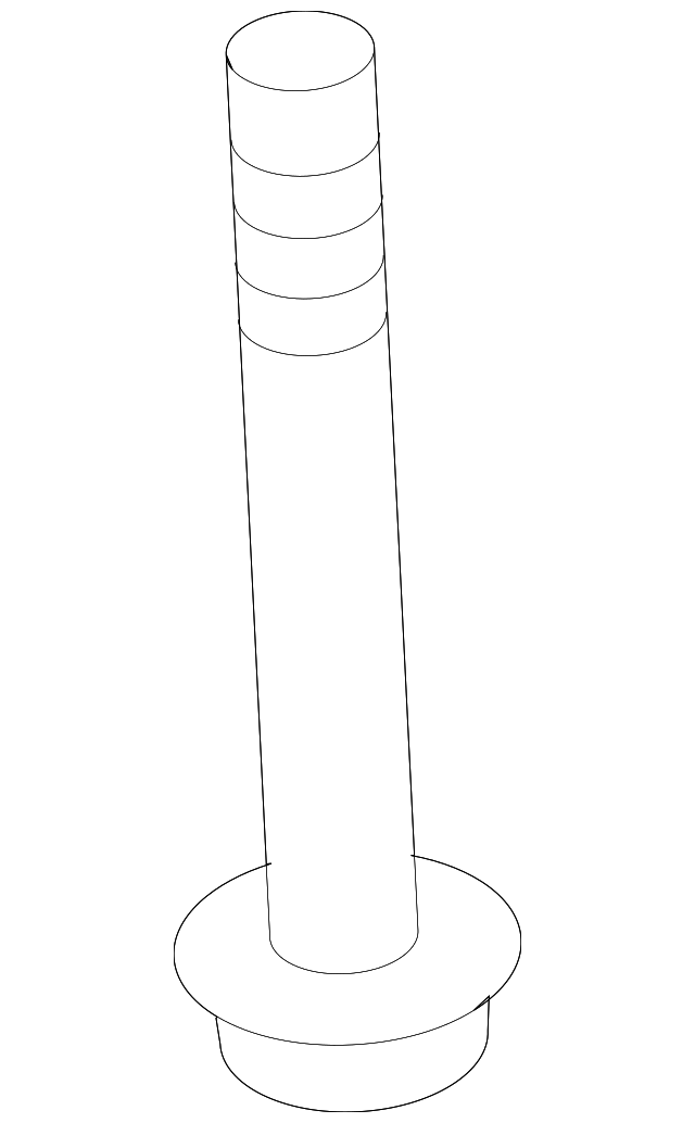 19183879 Деталь SUSP CROSSMEMBER BOLT, RIGHT