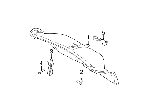 Body/Interior Trim - Trunk for 2012 Ford Taurus #1