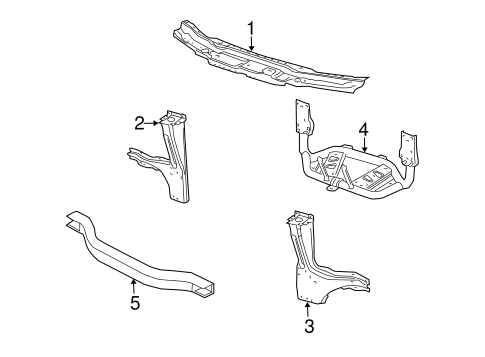 Range Rover RADIATOR SUPPORT