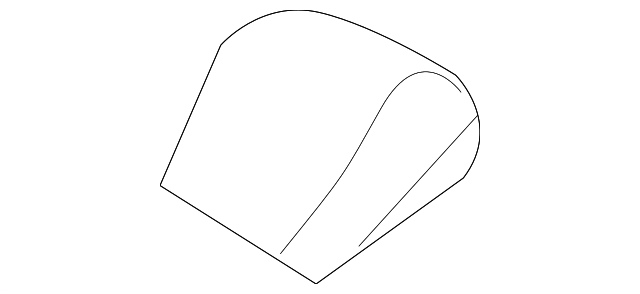 DE9Z-7460262-AA COVER, RIGHT