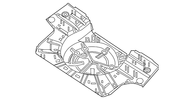 12770602 Деталь REAR FLOOR PAN