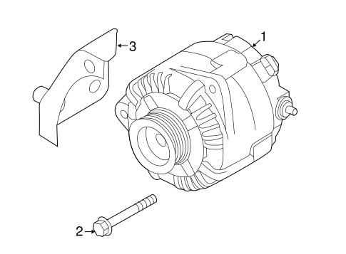 Alternator for 2016 Nissan Rogue #0