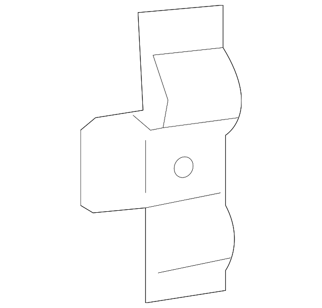 AE8Z-17787-B Деталь IMPACT BAR PAD, RIGHT