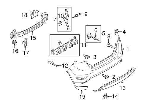 Fiesta BUMPER & COMPONENTS - REAR