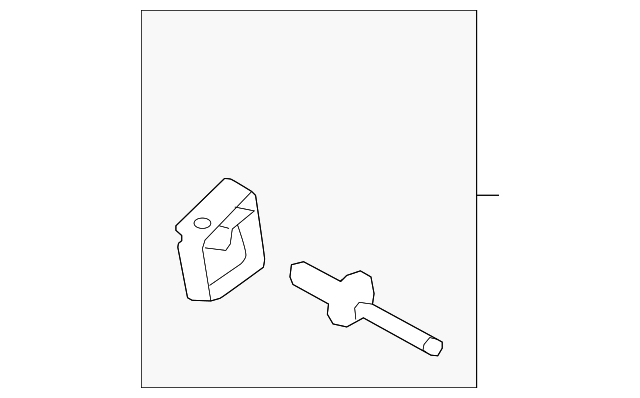AE8Z-17D943-DB Деталь SUPPORT BRACKET, LEFT