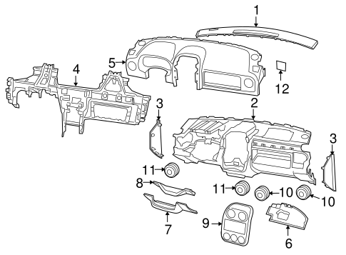 Patriot INSTRUMENT PANEL COMPONENTS