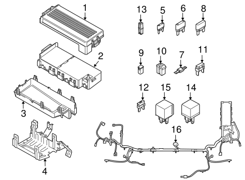 Electrical/Fuse & Relay for 2009 Ford Taurus #1