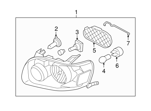 Electrical/Bulbs - Chassis for 2005 Ford Escape #1