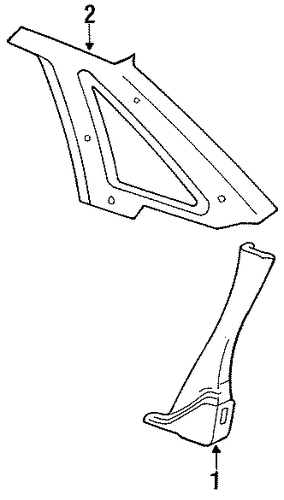 Taurus INTERIOR TRIM - QUARTER PANELS 2