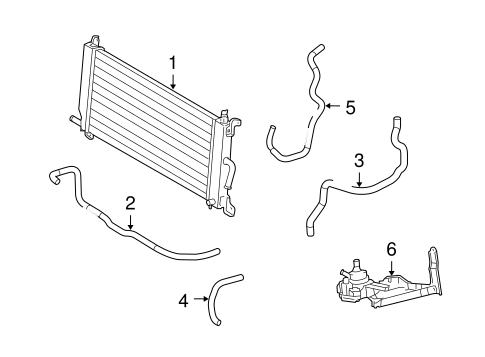 COOLING SYSTEM/INVERTER COOLING COMPONENTS for 2006 Toyota Highlander #1