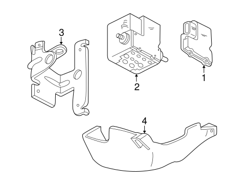 Electrical/ABS Components for 2004 Ford Freestar #1