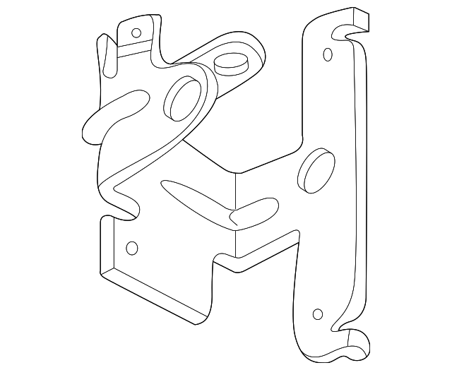 6F2Z2C304A Деталь CONTROLLER BRACKET
