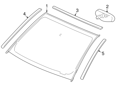 Vue GLASS - WINDSHIELD