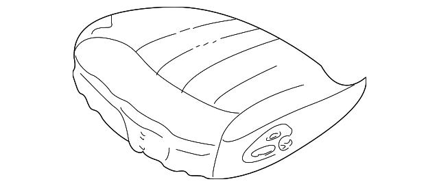 GNC4418DCNED Деталь SEAT COVER CUSHION, RIGHT