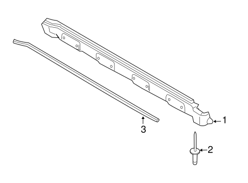 Mariner EXTERIOR TRIM - PILLARS