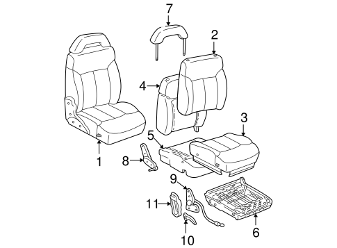 Sonoma FRONT SEAT COMPONENTS 2