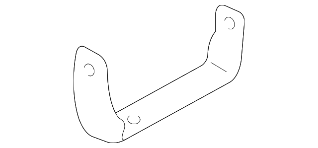 3C5Z78045B32AA Деталь CONSOLE PANEL MOUNT BRACKET