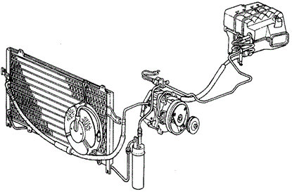 BODY / AIR CONDITIONING/AIR CONDITIONER for 1987 Honda CIVIC 5-DOOR #1