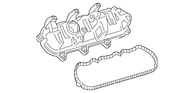 12630879 VALVE COVER, LEFT