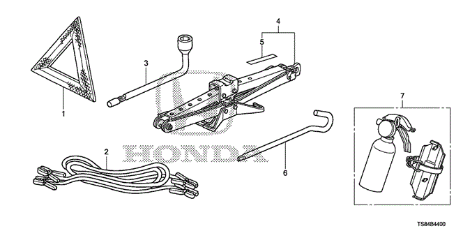 INTERIOR / BUMPER/TOOLS - JACK for 2012 Honda CIVIC COUPE #1