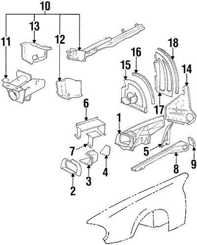 XJS STRUCTURAL COMPONENTS & RAILS