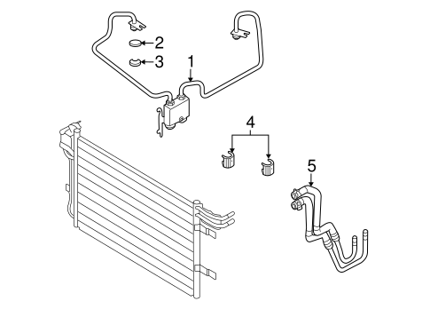 Cooling System/Trans Oil Cooler for 2009 Ford Taurus #1