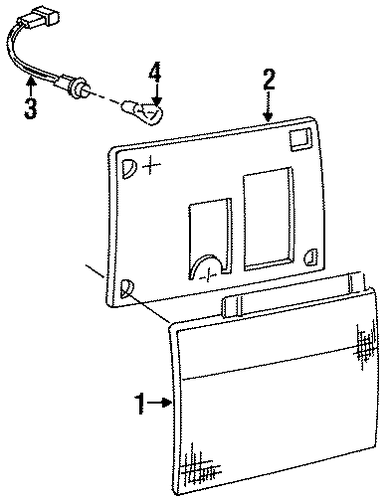 9000 REAR REFLECTOR