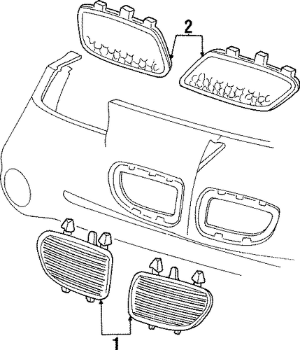 Grand Prix GRILLE & COMPONENTS