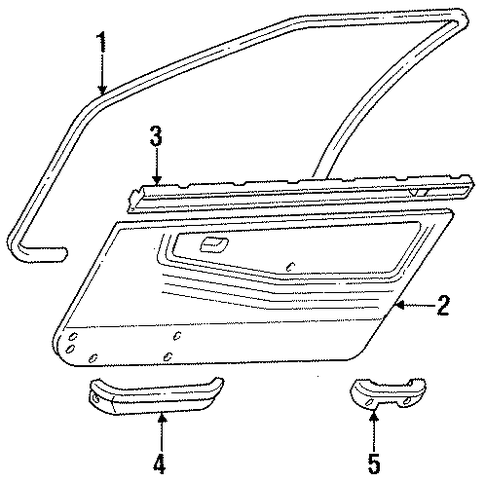 Festiva INTERIOR TRIM - DOOR