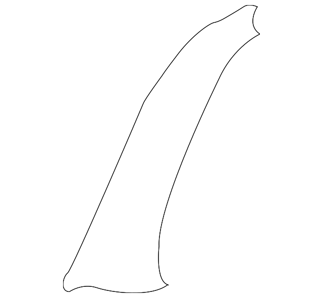 39806656 Деталь OUTER COVER, RIGHT