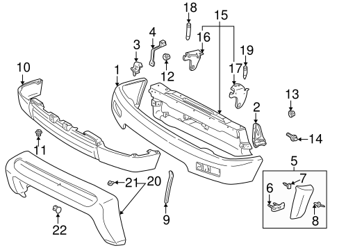 BODY/BUMPER & COMPONENTS - FRONT for 1997 Toyota 4Runner #1