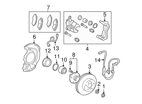 BRAKES/ANTI-LOCK BRAKES for 2002 Toyota Solara #1
