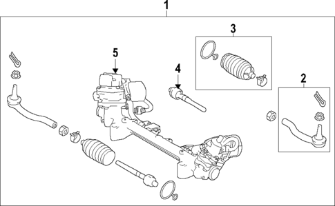 Steering Gear & Linkage for 2019 Infiniti Q50 #4