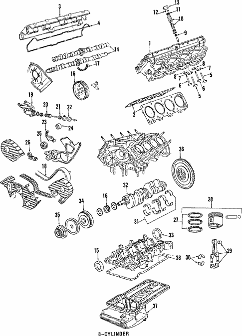 Engine for 1993 Porsche 928 #3