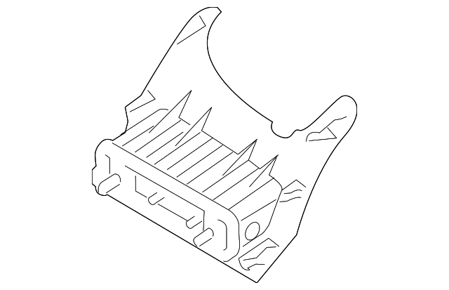 BE8Z-54045J77-AA Деталь KNEE AIR BAG