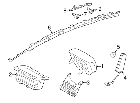 Electrical/Air Bag Components for 2017 Ford Fiesta #2