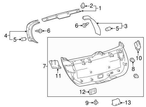 BODY/INTERIOR TRIM for 2016 Scion iM #1