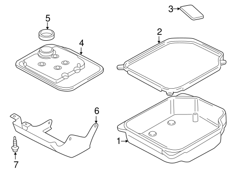 Transaxle Parts for 1999 Volkswagen Jetta #0