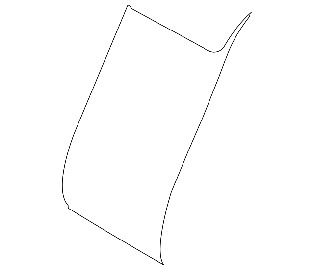 39884332 Деталь SEAT BACK COVER