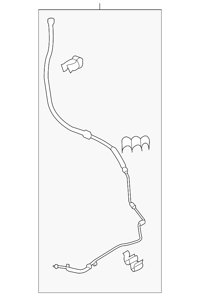 BK3Z-3A713-B RETURN HOSE