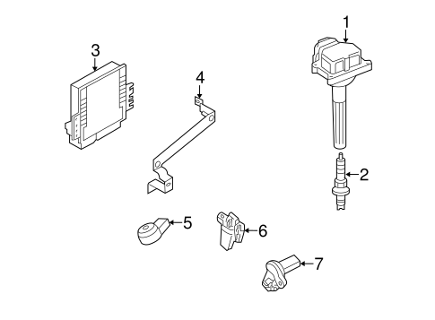 Ignition Coil for 2006 Infiniti M35 #0