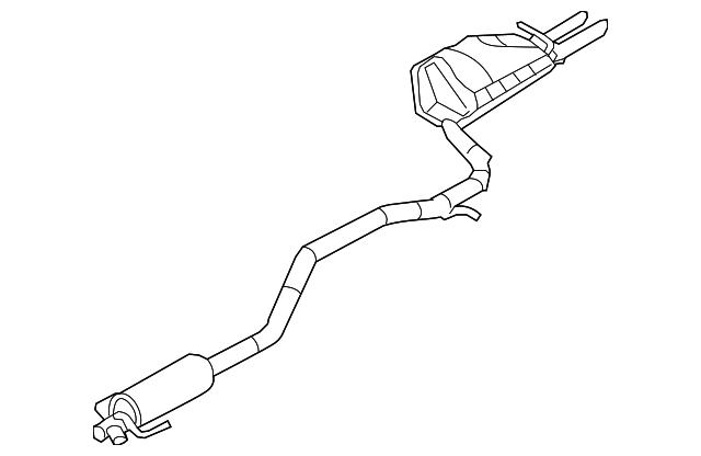 9E5Z-5230-A Деталь MUFFLER & PIPE