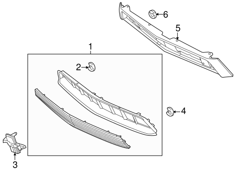 Mustang GRILLE & COMPONENTS 2