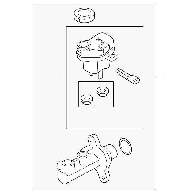 8A8Z-2140-A Деталь MASTER CYLINDER