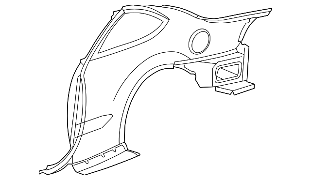 22654826 Деталь QUARTER PANEL, RIGHT